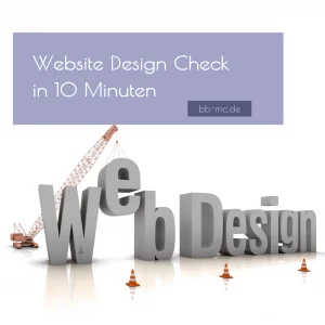 Website Design Check in 10 Minuten