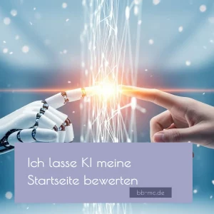 KI bewertet meine Startseite. Das sind die typischen Kritikpunkte